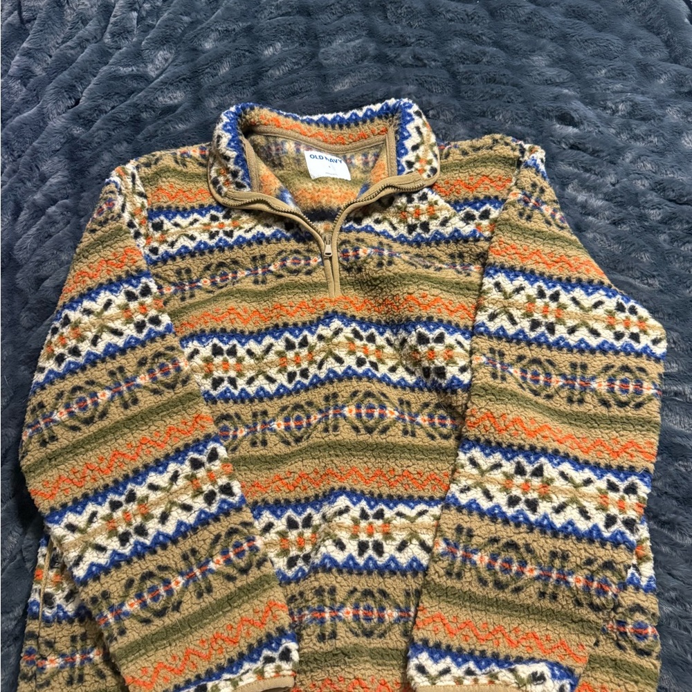 Old Navy Men's Half Zip Up Sherpa